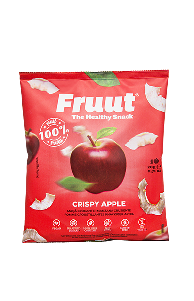 MACA VERMELHO CROCANTE 20 GR FRUUT